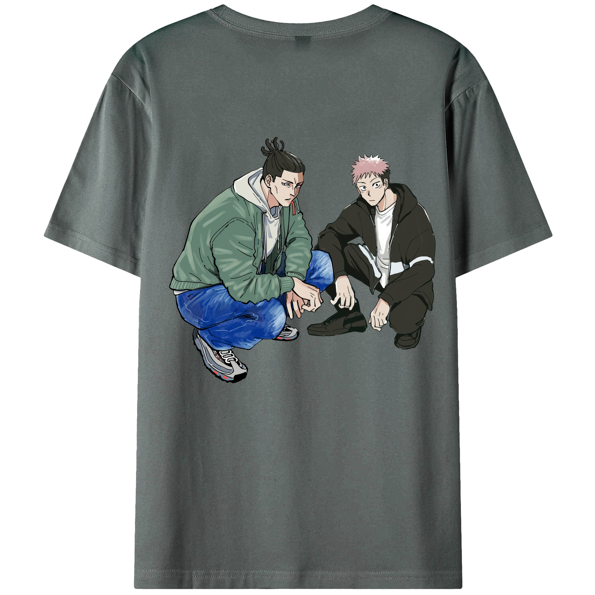 （画像用） 呪術廻戦 Jujutsu Kaisen 綿100％半袖Tシャツ（背面プリント）